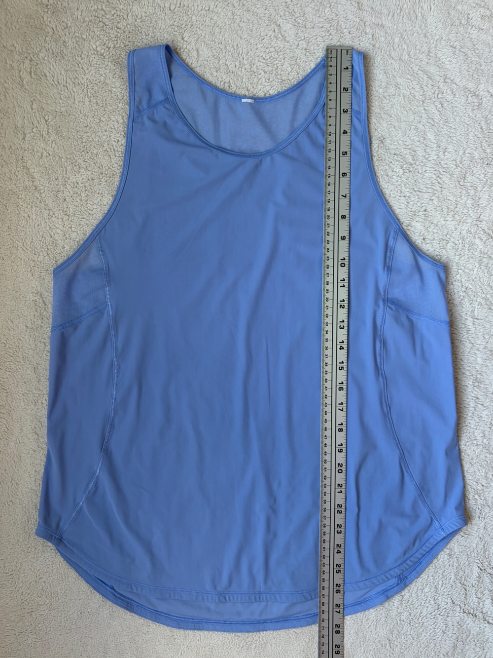 Lululemon Light Blue Periwinkle Women's Sculpt Tank II Top Size 10 - Picture 8 of 9
